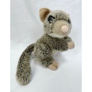 Antics Gray Rodent Rat Mouse Stuffed Animal Plush 7” H Pink Nose